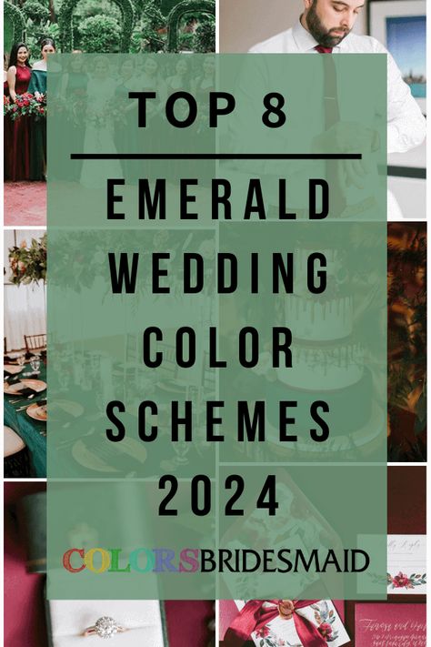 Emerald Green and Gold for Emerald Wedding Color Schemes 2024, Emerald Green Bridesmaid Dresses Gold Wedding Ring - ColorsBridesmaid Complementary Colors For Emerald Green, Wedding Color Green Emerald, Emerald Green Wedding Palette Fall, Wedding With Emerald Green Color Schemes, Color Palette For Emerald Green, Emerald Green And Gold Color Schemes, Hunter Green Vs Emerald Green, What Color Suit Goes With Green Dress, Wedding Colors Emerald Green And Gold