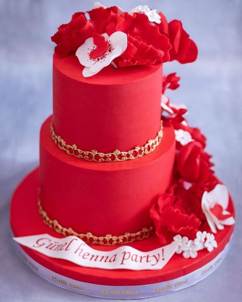 Henna Cake, Henna Party, Party Cakes, Henna, Birthday Cake, Pasta, Cake, Birthday