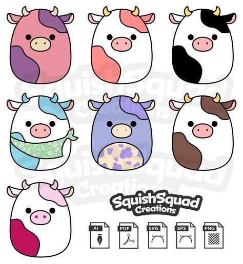 LOVE COWS AND SQUISH MEELOWS!? look at this awesome cute pic! its cowtastic!😊 Cute Squishmallows Drawing, Squishmallows Drawing, Paper Squishy Template, Dhruv Rathee, Paper Cow, Dark Reality, Paper Squishy, Paper Dolls Diy, Paper Toys Template