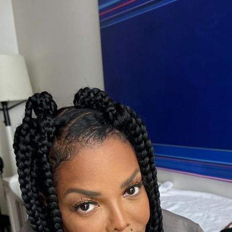 Braids Styling, Selfie Picture, Hairstyles 2024, Braid Hairstyles, Janet Jackson, Box Braids, Braided Hairstyles, Penny, San Diego