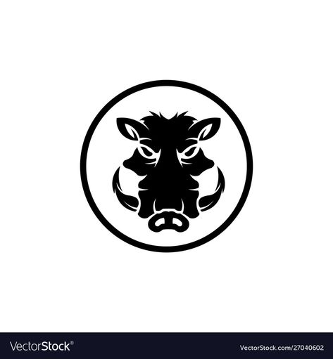 Wild Boar, Black Silhouette, Tattoo Style, Adobe Illustrator, White Background, Animal Art, Vector Images, Vector Free, Royalty Free