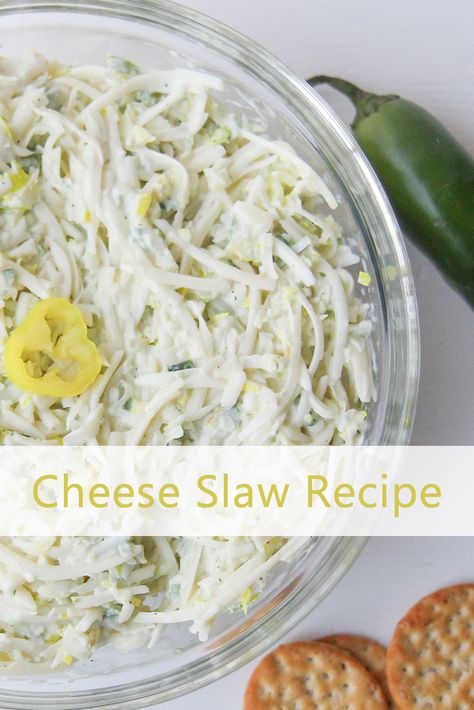 Cheese Slaw Dip, Southern Living Cheese Slaw, Cheese Slaw Southern Living, Cheese Slaw Recipe, Cheese Slaw, Habanero Recipes, Jalapeño Peppers, Banana Peppers, Slaw Recipe