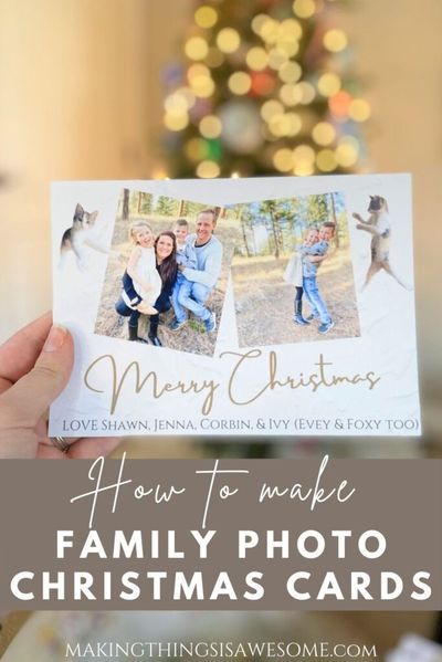 Family Photo Christmas Cards, Diy Christmas Photo, Family Photo Christmas, Website Canva, Family Photo Cards, Family Christmas Card Photos, Photo Christmas Cards, Print Christmas Card, Using Canva