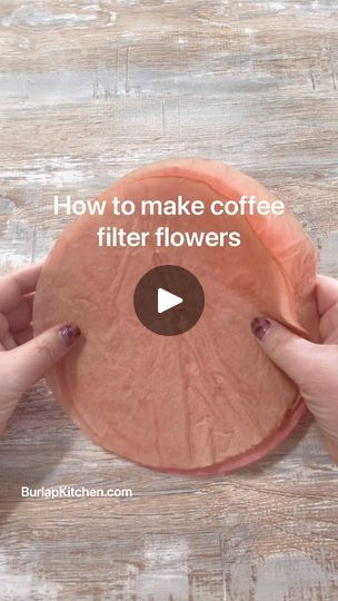 37K views · 1.3K reactions | Easy coffee filter flowers. #diy #bestdiycrafts #diyflowers | Burlap Kitchen | Burlap Kitchen · Original audio Flowers From Coffee Filters, Coffee Filter Flowers Diy, Burlap Kitchen, Coffee Filter Crafts, Coffee Filter Flowers, I Gave Up, Coffee Flower, Easy Coffee, Filter Coffee