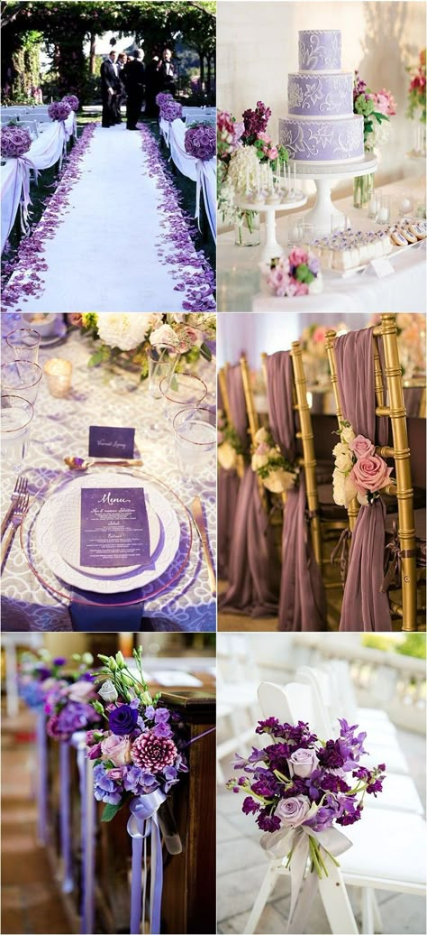 Romantic Wedding Receptions, Violet Wedding, Purple Bridesmaid, Moon Wedding, Rustic Weddings, Future Wedding Plans, Lavender Wedding, Autumn Wedding, Wedding Inspirations