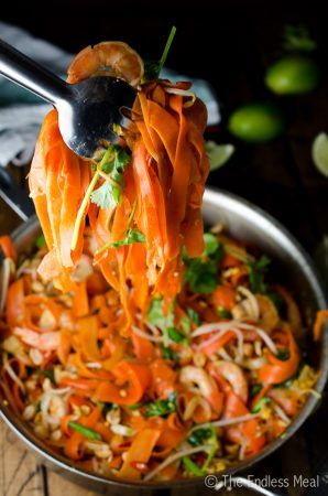 Carrot Noodle Pad Thai Carrot Noodles, Comfort Recipes, Fast 800, Produce Stand, Cooking Book, Vegetable Noodles, Shredded Carrots, Coconut Aminos, Veggie Noodles