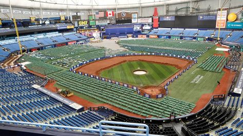 Hurricane Milton's impending arrival causes Tropicana Field to transform into base camp for Florida workers Sunroom Kits, Bradenton Beach, Personal Training Studio, North Europe, Army National Guard, Storm Surge, Anna Maria Island, Emergency Management, New Africa