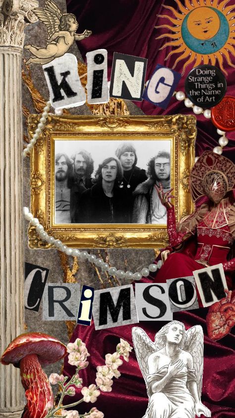 ~king crimson for the prog rock girlies~ #progrock #vintage #music #progressivemusic #70smusic #kingcrimson Rock Aesthetic, King Crimson, Peter Gabriel, 70s Music, Progressive Rock, Song Playlist, Music Studio, Band Posters, Vintage Music