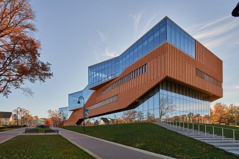 Gallery of 2017 Brick in Architecture Award Winners Announced - 5 Building An Addition, Commercial And Office Architecture, Kent State University, University Architecture, Architecture Elevation, Kent State, Brick Architecture, Architecture Awards, Education Architecture