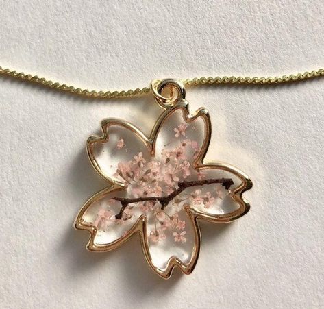 Cherry Blossom Jewelry, Cherry Blossom Ring, Cherry Blossom Necklace, 귀여운 음식 그림, Magical Jewelry, Jewelry Lookbook, Fancy Jewelry, Fantasy Jewelry, Jewelry For Her