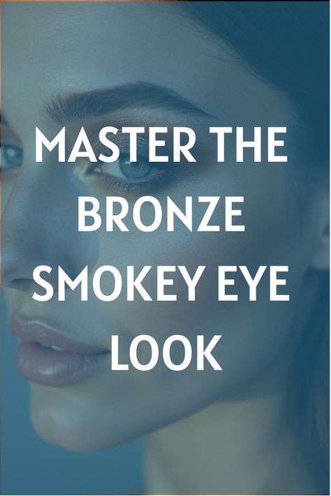 Master the Bronze Smokey Eye Look Eye Makeup For Black And Gold Dress, Smokey Bronze Eye Makeup, Brown And Gold Smokey Eye, Sultry Eyes, Makeup Tips Eyeshadow, Bronze Smokey Eye, Smokey Eye Look, Gold Smokey Eye, Blue Smokey Eye