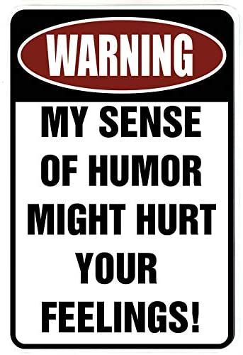 My Sense Of Humor, Funny Warning Signs, Garage Man Cave, Warning Sign, Sign Ideas, Vinyl Signs, Sarcastic Quotes Funny, Sense Of Humor, Warning Signs