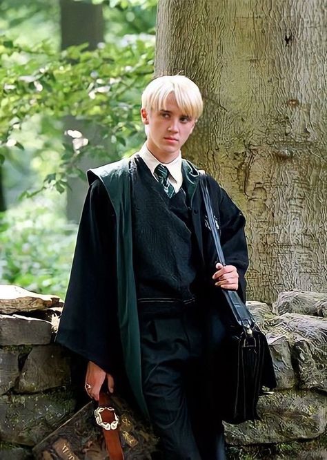 Harry Potter Cosplay Slytherin, Draco Yule Ball Outfit, Drake Malfoy, Draco Malfoy Full Body Picture, Draco Malfoy 4th Year, Draco Malfoy Deathly Hallows, Young Tom Felton, Harry Potter Malfoy, Fictional Characters Quotes