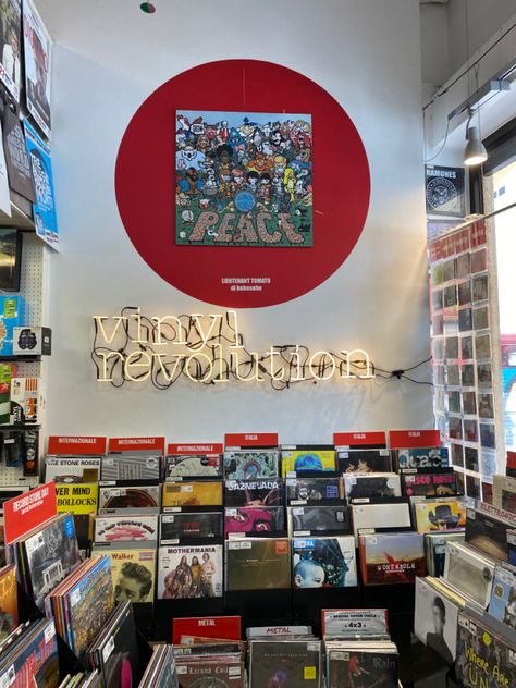 vinyl | record | recordstore | aesthetic | music | store | vienna | revolution| store | italy | city | shopping Shops In Italy, Vienna Shopping, Vienna Trip, Italy City, Vienna City, Shopping In Italy, Aesthetic Music, 25th Birthday, Ramones