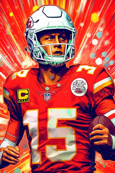 Patrick Mahomes Kansas City Chiefs NFL Poster American Football Print, Sports Gift for him, Man Cave Decor, Sports Digital Print Patrick Mahomes Wallpaper, Nfl Poster, Nfl Football Art, Nfl Football Players, Kansas City Chiefs Football, Chiefs Football, Photo Board, Basketball Wallpaper, Patrick Mahomes