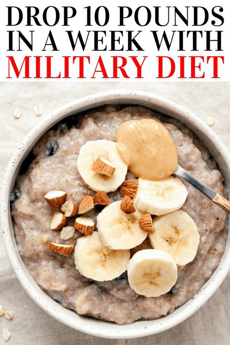 The 3-Day Military Diet: Myth or Magic? – Slimify Army Diet, Brat Diet, Mayo Clinic Diet, Man Recipes, Meal Ready To Eat, College Life Hacks, Soft Girl Era, Food Combining, Fat Loss Diet