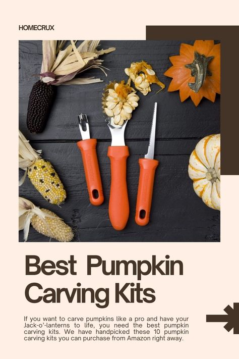 Best Pumpkin Carving Kits Selling out Fast on Amazon Best Pumpkin Carving, Pumpkin Carving Kits, Carve Pumpkins, Spooky Halloween Crafts, Cute Pumpkin Carving, Amazing Pumpkin Carving, Pumpkin Carving Patterns, Mouth Watering Food, Best Pumpkin