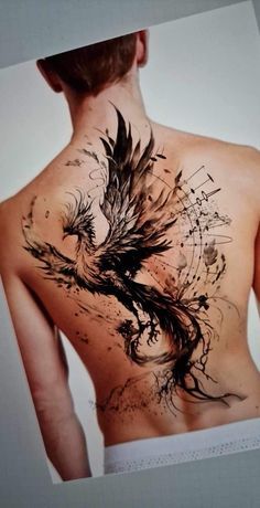 Fenix Tattoo Design, Feniks Tattoo, Watercolor Phoenix Tattoo, Belfast Tattoo, Tato Phoenix, Fenix Tattoo, Band Tattoos For Men, Phoenix Bird Tattoos, Phönix Tattoo