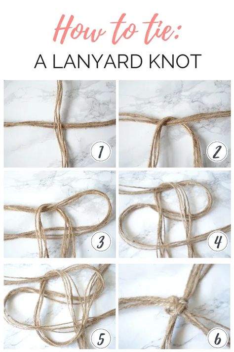 Lanyard Knot, Hanging Jars, Macrame Plant Hanger Tutorial, Hanging Candle Holder, Summer Diy Projects, Simple Macrame, Macrame Knots Tutorial, Diy Macrame Plant Hanger, Diy Plant Hanger