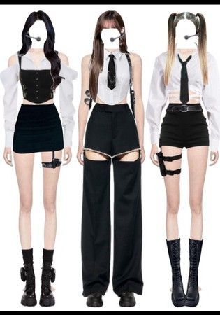 Misunderstood Outfit, Jus Tomat, Casual Elegant Style, Kpop Concert Outfit, Gala Outfit, Pop Games, Preformance Outfits, Dark Outfits, Concert Looks