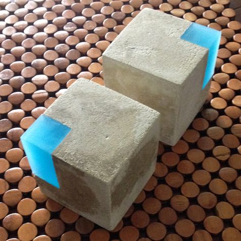 Concrete and resin bookends Concrete And Resin, Concrete Jewelry, Cement Art, Concrete Furniture, Concrete Color, Concrete Crafts, Concrete Projects, Concrete Cement, Cement Crafts