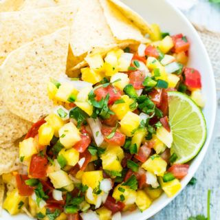 Easy Shrimp Ceviche Recipe, Mexican Shrimp Ceviche, Shrimp Ceviche With Avocado, Pineapple Pico, Shrimp Ceviche Recipe, Healthy Dip, Mexican Dips, Sweet Onions, Ceviche Recipe