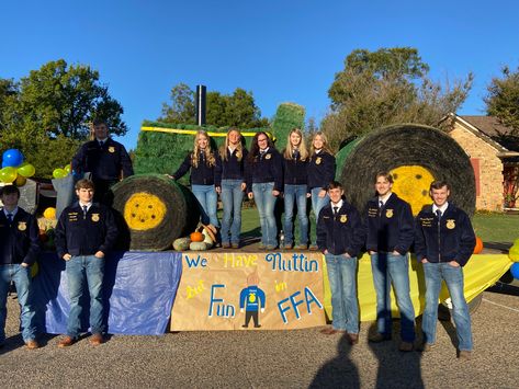 Ffa Float Ideas, Ffa Parade Float Ideas, Ffa Event Ideas, Ffa Float Ideas For Parade, Ffa Spirit Week Ideas, Ffa Decorations, Ffa Official Dress, Ffa Teacher, Ffa Fundraiser