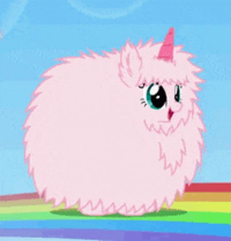 Fluffle Puff GIF - Fluffle Puff Pink - Discover & Share GIFs Fluffle Puff, Animated Gif, Gif, Rainbow, On Twitter, Twitter, Pink