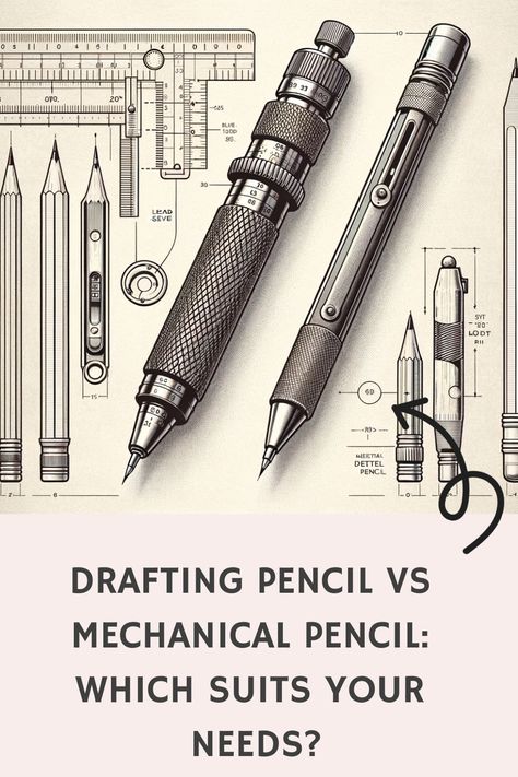 Explore the differences between drafting and mechanical pencils, and see which one is right for you. This comprehensive guide breaks down their features, benefits, and what to consider for your needs, ensuring you make an informed choice between sharp precision and durable long-term use. Technical Drawing Mechanical, Best Mechanical Pencil, Drafting Pencil, Types Of Pencils, Drafting Tools, Art Advice, Artist Materials, Pencil Design, Architectural Drawing