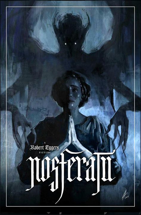 NOSFERATU (2024) poster design by Joel Herrera Supernatural Movies, 2024 Poster, Vampire Movies, Film Poster Design, Dark Artwork, Retro Film, Horror Posters, Movie Covers, Movie Posters Design