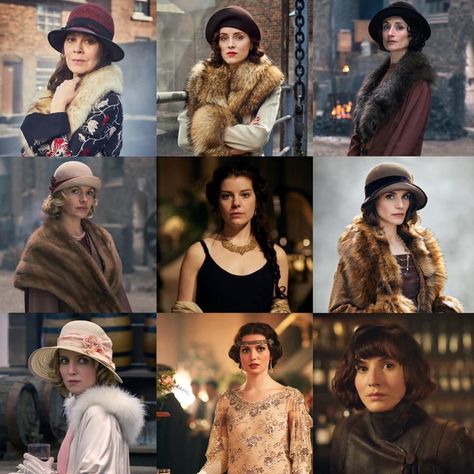 Women Of Peaky Blinders, 1920s Peaky Blinders Women, Peaky Blinders Womens Fashion, Peaky Blinders Aesthetic Fashion, Peaky Blinders Style Wedding, 1920s London Fashion, Grace Peaky Blinders Outfit, Peaky Blinders Style Women, Peaky Blinders Outfits For Women