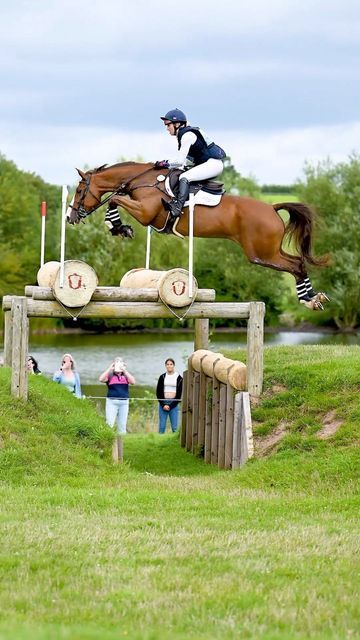 Ben Clark on Instagram: "@kristinahalljackson & IGOR B flying over my favourite cross country fence at the NAF Five Star International Hartpury Horse Trials yesterday! . . . . #eventing #equestrian #crosscountry #horse #horseriding #horsesofinstagram #horses_of_instagram" Crosscountry Horse, Cross Country Jumps, Horse Riding Quotes, Show Jumping Horses, Equestrian Aesthetic, Horse Trials, Equestrian Events, Eventing Horses, Funny Horses