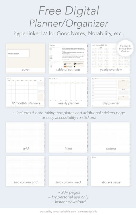 ♡ tag me! @annastudyskills​ | #annastudyskills 

#studywithme #digital #goodnotes #goodnotes5 #notability #ipadpro #studyabroad #studystudystudy #studyaccount #study📚 #freedigital #planner Goodnote Planner Template Free, Goodnotes Daily Planner Template Free, Free Digital Planner Goodnotes 2023-2024, Goodnotes 5 Templates Free, Grimm Book, Digital Planner Notability, Notability Template, Ipad Organization, Study Planner Free