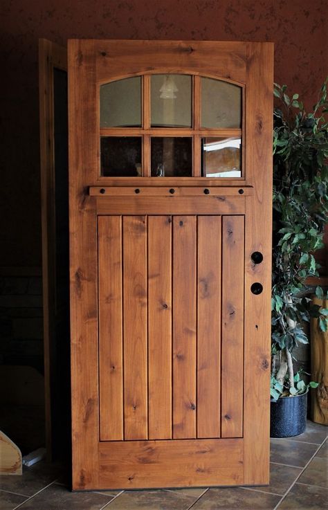 Wood Doors Exterior Rustic, Cabin Exterior Doors, Rustic Wooden Doors Entrance, Solid Wood Exterior Doors Front Entry, Reclaimed Wood Front Door, Cabin Doors Exterior, Wooden Exterior Door, Exterior Wood Doors Entrance, Rustic Wooden Doors