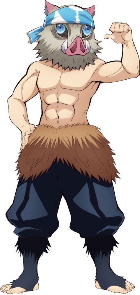 Inosuke Body Reference, Inosuke Full Body Png, Inosuke Hashibira Full Body Picture, Inosuke Reference, Inosuke Full Body Picture, Inosuke Sketch, Inosuke Drawing, Drawing Inosuke, Kny Inosuke