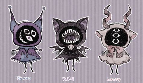 Eyeball Puppet Adopts! [OPEN AUCTION] by DrawKill on DeviantArt Eyeball Puppets, Drawkill Art, Wicked Artwork, Creepy Drawings, Drawing Things, Creepy Art, Creepy Cute, Little Monsters, Creature Design