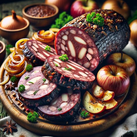 Cooking up Joy - Made with love: Savory Kaszanka: Polish Blood Sausage Delicacy Chef Knowledge, Polish Breakfast, Blood Sausage, Paige Halliwell, Sausage Recipe, European Recipes, Food Artwork, European Cuisine, How To Make Sausage