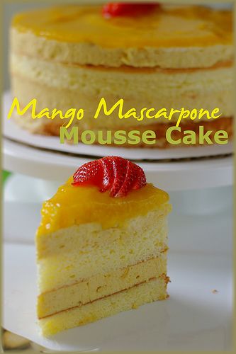 Just the other day, OCT and I lamented on the higher cost of living here in Atlanta, compared to our previous stint in St Louis. Not only do... Mango Moose Cake, Mango Cake Filling, Filipino Party, Mango Festival, Filipino Sweets, Moose Cake, Mascarpone Mousse, Mousse Desserts, Mango Mousse Cake