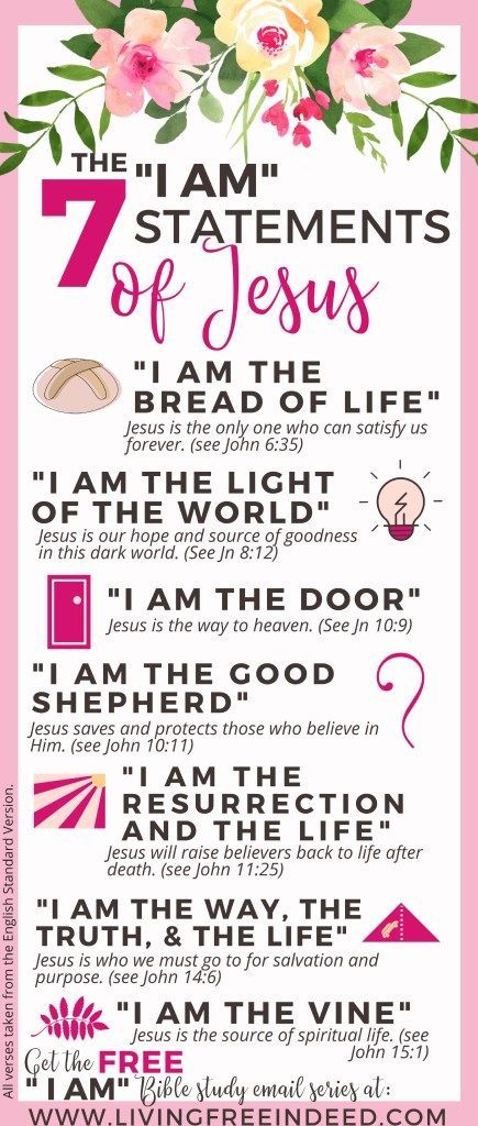 The Spiritual Wake Up Call You Need This Easter + FREE Email Series - Free Indeed | The I Ams of Jesus | I am the Bread of Life | I Am the Light of the World | I am the Door | I am the Good Shepherd | I am the Resurrection and the Life | I am the Way, the Truth, and the Life | I Am the Vine | #EasterDevotional | Book of John Bible Study God Advice, I Am The Good Shepherd, Sermon Outlines, Jesus I Am, Bible Quotes For Women, I Am The Door, I Am The Light, Bread Of Life, Free Indeed