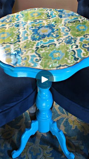 Side Table Makeover Ideas, Diy Side Table Makeover, Table Makeover Ideas, Side Table Diy, Mark Montano, Resin Side Table, Fabric Resin, Side Table Makeover, Diy Side Table