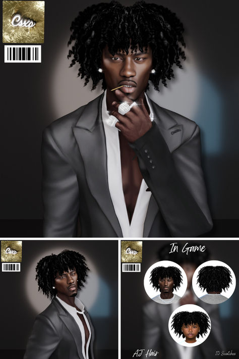 collage of black male sim with twist out hairstyle Sims 4 Cc Cross Eye Slider, Sims 4 Cc Curly Afro Hair, Jawline Sims 4 Cc, Sims 4 Urban Beard, Sims Locs Hair, Sims 4 Urban Male Cc Patreon, Sims 4 Baby Hairs Edges, Black Hair Cc Sims 4 Male, Urban Sims 4 Hair