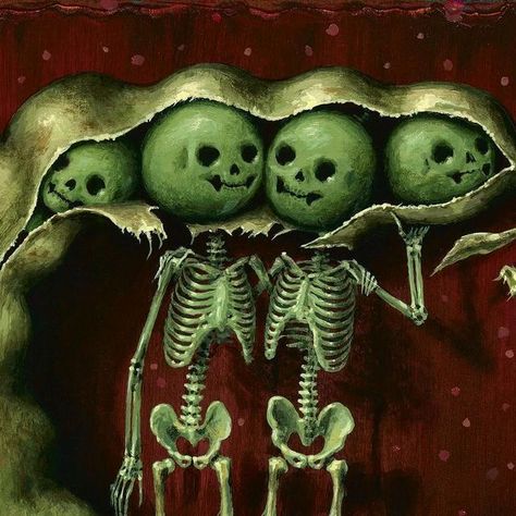 Jason Limon on Instagram: "Peas In A Pod, 10x10 #skeleton #art #painting #peas #inthemoment" Two Peas In A Pod Tattoo, Skeleton Art Painting, Peas In A Pod Tattoo, Jason Limon, Two Peas In A Pod, Peas In A Pod, Pea Pods, Skeleton Art, Walk In My Shoes