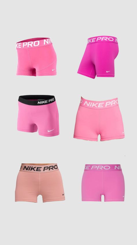 Pink Nike pros Excersise Outfits, Track Bag, Pink Nike Pros, Girly Christmas Gifts, Volleyball Outfits, Casual Preppy Outfits, Trendy Outfits For Teens, Pink Nike, Cute Simple Outfits