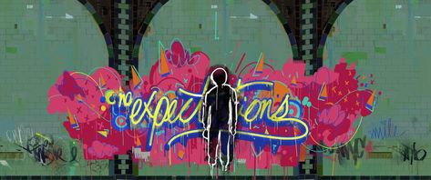 No Expectations, 2d Illustration, Miles Morales Spiderman, Spiderman Spider, Spray Paint Art, Graffiti Wallpaper, Miles Morales, Spiderman Art, Spider Verse