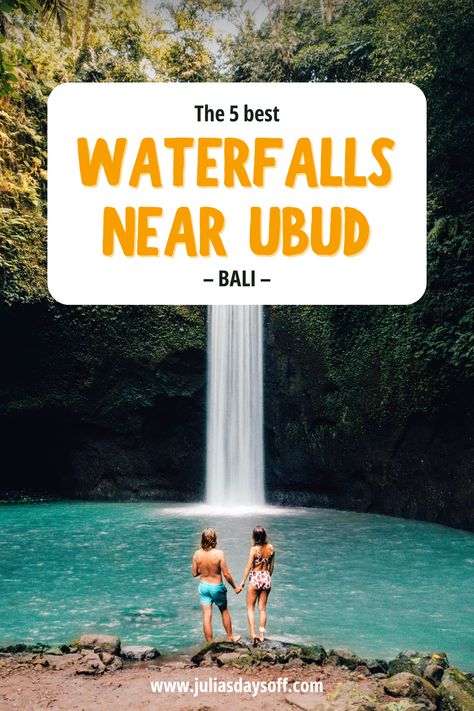 If you are looking for the best waterfalls near Ubud, #Bali, you have come to the right place! Ubud is a small vibrant town located in central Bali, and an obvious stop on any Bali itinerary. And rightfully so. In Ubud you have jaw-dropping nature experiences just outside your doorstep. If you’re visiting the cultural hub of Ubud, be sure to add these 5 waterfalls to your itinerary. Bali Waterfalls, Bali Guide, Voyage Bali, Bali Trip, Bali Vacation, Travel Bali, Bali Travel Guide, Nusa Penida, Chasing Waterfalls