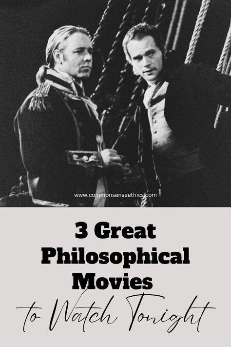 This is why Master and Commander, My Dinner With Andre, and The Reader top the list of greatest philosophical and thought-provoking films. #movies #periodpieces #philosophy Philosophy Movies, Philosophical Movies, Philosophical Questions, Master And Commander, My Philosophy, Movies To Watch, Self Development, Personal Growth, Thought Provoking