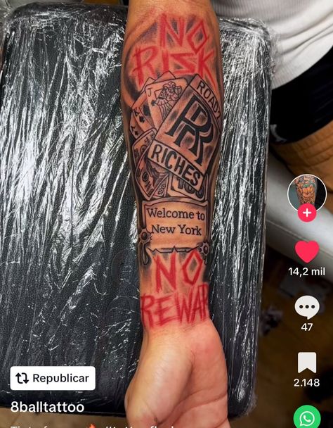 Character Sleeve Tattoo, Mom Tattoo For Men Mothers, Eastside Tattoo, Tattoo Ideas For Men Forearm Half Sleeves, Red Ink Tattoos Men, Against All Odds Tattoo, Red Tattoo Men, Risk Taker Tattoo, Arm Tattoo Men Forearm