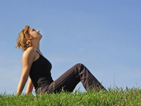 Beautiful woman in grass. Beautiful woman sitting in the grass , #AFF, #woman, #Beautiful, #sitting, #grass #ad Health Retreat, Vegetarian Lifestyle, Vinegar Uses, Person Sitting, Hearing Loss, Pre Pregnancy, People Sitting, Peta, Me Time