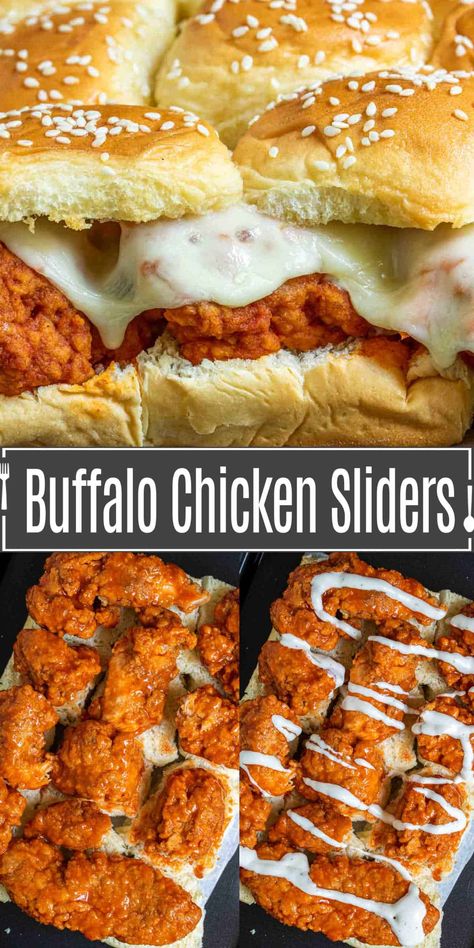 Buffalo Chicken Dip Rolls, Buffalo Hawaiian Roll Sliders, Fried Buffalo Chicken Sliders, Super Bowl Party Food Wings, Sliders Recipes Hawaiian Rolls Easy Buffalo Chicken, Chicken Nuggets Sliders, Buffalo Sliders Hawaiian Rolls, Super Bowl Party Food Sliders, Chicken Strip Appetizers