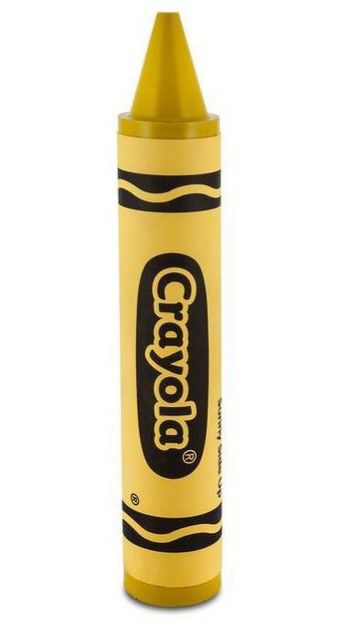 Yellow Crayon, September School, Crayola Crayons, Book Week, Yellow Color, Art School, Art Classes, Crayon, Collage Art